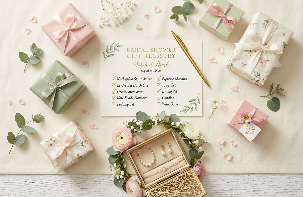 Bridal Shower Registry Guide: What to Add, Timing & Etiquette Tips
